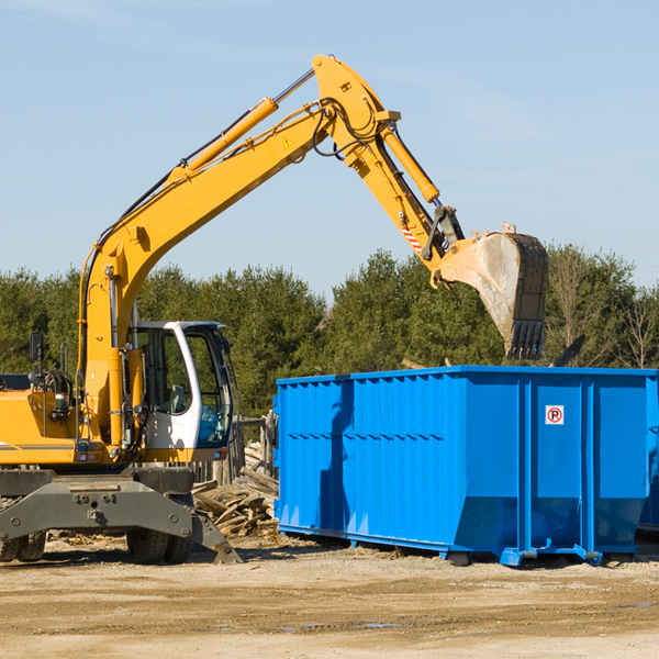 what are the rental fees for a residential dumpster in Macon